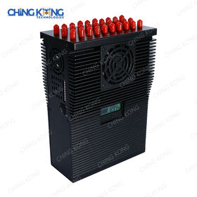 Directional antenna, interferes with 2G, 3G, 4G, 5G, WiFi, GPS, CDMA, LOJACK positioning system, mobile phone sig-nal jammer