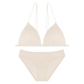 Bonded Underwear, Bra, Padded Cups, Brief, Microfibre, Front Closure, Decorative Straps, Various Colours Available, New Designs