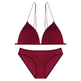 Bonded Underwear, Bra, Push Cups, Brief, Microfibre, Front Closure, Straps, Various Colours Available, OEM, ODM, New Designs