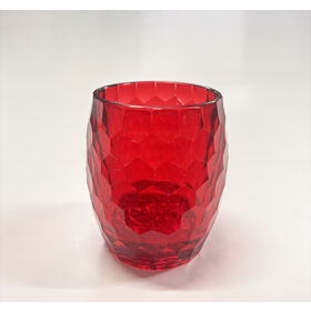 Photophore en Verre Fait Main Harderson - Haute Qualité, Résistant à la Chaleur, Polyvalent pour la Décoration Intérieure de Noël