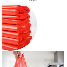 Vielseitige HDPE T-Shirt / Westentaschen - Starke Griffe, Ideal für Supermärkte & Take-Away