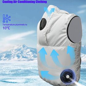 2026 New 20000mAh Battery Powered Cooling Fan Jacket for Summer Construction
