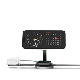 OEM Ultra Mini Qi2.2 MagSafe Kabelloses 3-in-1-Ladegerät für das Homeoffice und Geschäftsreisen
