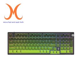 98% Clavier mécanique filaire-Commutateur optique, IP68 et antipoussière, bouton en aluminium, RVB, Double Shot ABS Keycaps, Full Anti,OEM