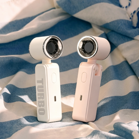 Vente en gros OEM Ventilateur portable à turbine haute vitesse, chargement USB portable extérieur, petit ventilateur à forte puissance de vent