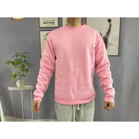 Wholesale 100% Polyester 240gsm Fleece Crew Neck Oversized Sweatshirt