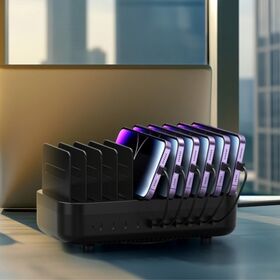 10 ports smart dc bureau électrique usb-c station de chargeur de téléphone portable portable tablette de téléphone portable usb c pd station de charge rapide