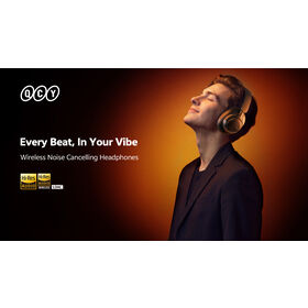 Pemasok QCY Headphone Nirkabel Over-Ear ANC untuk B2B - Hybrid ANC 52dB, 4 Mikrofon, Waktu Putar 96 Jam, Driver 40mm dengan Dukungan Audio Hi-Res - OEM/ODM