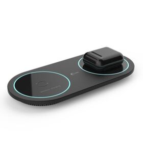 Grosir Kualitas Tinggi Logo Kustom Smartphone Pengisi Daya Nirkabel Desktop Universal Portabel 15W Wireless Phone Charger Pad