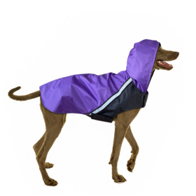 High Quality Pet Raincoat Reflective Dog Raincoat Medium and Large Dogs Polyester Not Legs Hooded Rain Poncho Pet Supplies