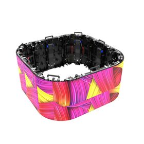 Layar LED Melengkung Outdoor P3.91 IP65 Tahan Air, Panel Video LED Sewaan yang Dapat Dilengkungkan untuk Panggung Konser Acara Iklan