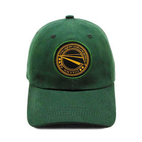 Parche tejido personalizado Sombreros de béisbol verde oscuro | Gorras de papá de algodón lavado estilo vintage | Headwear deportivo al aire libre de calidad premium