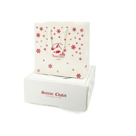 Bolsa de compras de papel gráfico con logotipo de marca Embalaje de papel de impresión personalizado a granel para copo de nieve