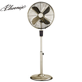 16 Zoll Metall Standventilator mit Fernbedienung, Ganzmetallgehäuse, oszillierend, höhenverstellbar, leiser Elektrolüfter - NEU