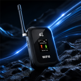 Routeur WiFi Portable 4G LTE 300Mbps Certifié CE, Hotspot Mobile Haute Vitesse avec Batterie 5000mAh pour Bureau à Domicile et Extérieur