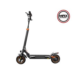 Maxwheel T4 Commuter adulte pliable E-Scooter, 10 "pneu hors route, double système de freinage avec frein électrique et frein à disque, usine