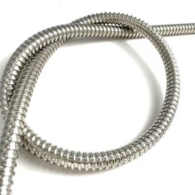 En gros Personnalisé Petit diamètre en acier inoxydable flexible conduit et flexible en métal tuyau pour fibre optique protection