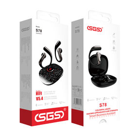 Auriculares S78 Feather-Light: Estuche de Carga, 50 Horas de Reproducción y Ajuste Seguro