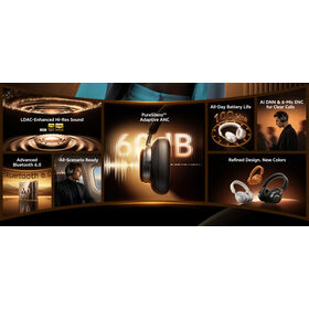 QCY Großhandel B2B True Wireless 60dB Adaptive ANC Kopfhörer Unterstützung OEM/ODM AI DNN &amp; 6-Mic ENC für klare Anrufe 100H Playtimes