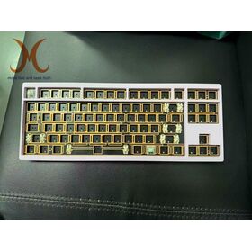 Clavier Mécanique TKL Tri-Mode Barebone - Boîtier CNC, Montage Gasket, Amortissement 5 Couches, Hot-Swap, QMK/VIA, Batterie 8000mAh, RGB