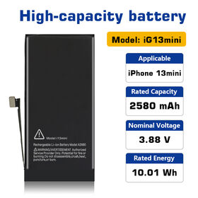 Batería GXHS OEM Pura de Cobalto de Alta Capacidad Premium para iPhone 13 mini - Repuestos para Mayoristas y Marcas