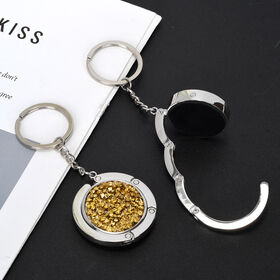 Portable foldable hook keychain gift hook keychain outdoor bag hook keychain business wedding party activity gift