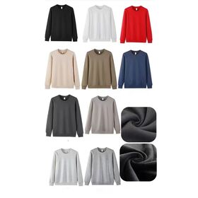 Bequemes Fleece-Sweatshirt mit niedrigem MOQ, 50% Baumwolle, 50% Polyester, 420 g/m²