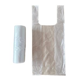 T-shirt de HDPE/sacs à provisions de gilet-emballage en plastique d'épicerie, approvisionnement direct d'usine disponible