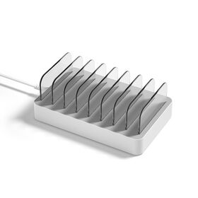 Custom public portable desktop electric cellphone charger station type c usb restaurant smart phone 8 port charging station
