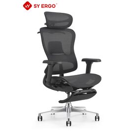 Capacité réglable de soutien lombaire et appui-tête 120kg de haut de jeu de chaise de tissu exécutif arrière de maille