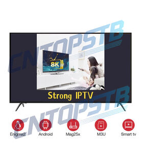Starker UHD 4K 8K IPTV Server 24 Stunden Kostenlose Testcode Strong8K IPTV Strong 8K für Sportkanäle Frankreich Deutschland Niederlande Belgien