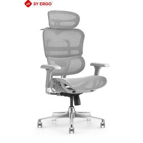 Adjustable Height Ergonomic Gaming Chair Mesh Aluminum Swivel Base ISO Certified for Extended Use