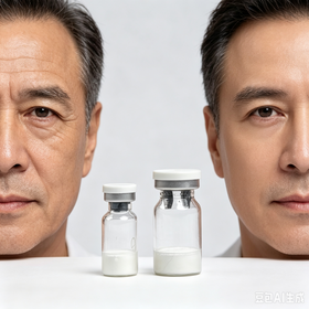 Flacons Anti-Âge, Poudre Lyophilisée Anti-Rides pour Soins du Visage, Traitement Rides 100 UI