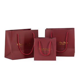 Sacs Cadeaux en Papier Imprimés Personnalisés avec Poignées, Sacs d'Emballage de Luxe pour Anniversaires, Mariages et Cadeaux Spéciaux