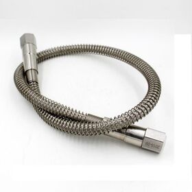 Hot selling high-quality Wholesale Custom high-pressure metal hose chrome plated gas hose