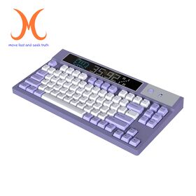Tri-Mode clavier mécanique-TKL, Haimu commutateurs, joint d'étanchéité, 5-couche insonorisation, RVB, LED Dot Matrix affichage, logiciel personnalisé
