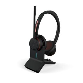 Auriculares Inalámbricos con Cancelación de Ruido de Doble Micrófono, Ajuste Cómodo para Centro de Llamadas y Reproductor Multimedia Portátil, Marcado CE