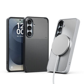 MIAK MOOD Galaxy S25 Série Coréenne Conception Originale MagSafe Magnétique Compatible Antichoc BRICOLAGE Personnalisable Autocollants PC TPU Cas