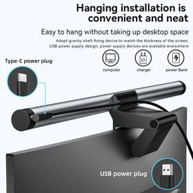 MIQ 3 Color Temperature Adjustable PC Laptop Monitor Lamp Smart Computer USB Powered LED Monitor Light Bar With Wireless Remote