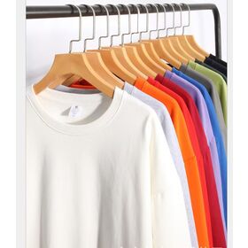 No MOQ 100% algodón 380gsm peso pesado cómodo cuello redondo sudadera