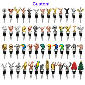 Wine Beverage Bottle Stopper Accessories Blank Kits DIY Metal Wine Beer Stoppers