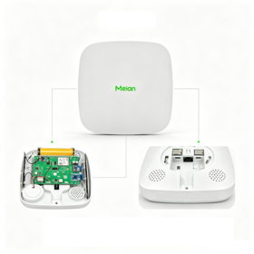 MEIAN RTSP Alarmzentrale 4G/Wi-Fi/TCP/IP Mehrfachverbindung für den Heimgebrauch NVR MA-IV Typ-C Ladeanschluss Drahtlose Alarmtafel