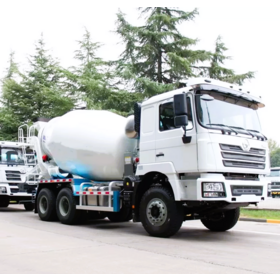 Truk Molen Beton Hot Sale 6x4 8m3 10m3 340HP F2000 F3000 Truk Molen Semen Kecil Pengiriman ke Aljazair Konstruksi