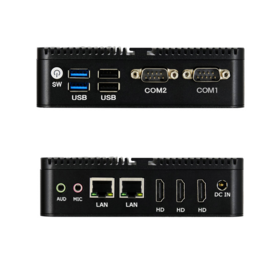 Mini PC EGOLOBAL Intel Alder Lake N100 Generasi ke-12, 4 Core, 4 Thread, 32GB DDR4, 4 USB 3, 3 DisplayPort, Windows 10, untuk Penggunaan Industri di AU