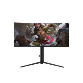 Monitor Gaming Lengkung Ultra Lebar 49 inci OEM 5120*1440 144Hz Tipe-C RGB Baru untuk Pengguna Gaming Rumahan