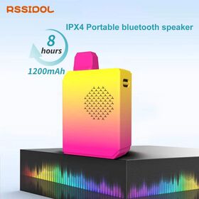 RSSIDOL H002 IPX4 Waterproof portable bluetooth speaker OEM ODM services