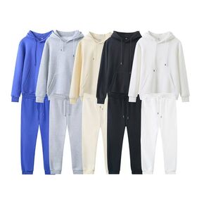 Kostenlose Muster 100% Baumwolle 330gsm Blanko Plain Unisex Custom Hoodie Set für Streetwear