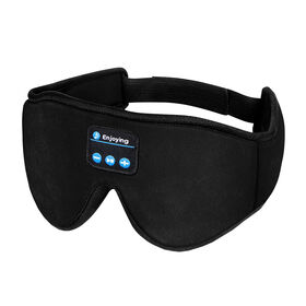 3D Music Over-Ear Sleep Eye Mask Super Soft Clear Stereo Sleep Headphones with Built-in Speaker and Adjustable Bandage