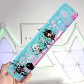 Miku Gaming wrist rests, keyboard wrist rests, relieve fatigue, CNC-engraved, OEM customization available