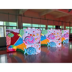 Modul LED Fleksibel P1.875 - Layar LED Lembut dengan Radian 360 derajat, Layar LED Indoor Ringan dan Tipis untuk Proyek Khusus
